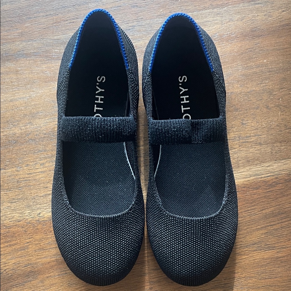 ROTHY’S Kids Mary Jane Black Flats